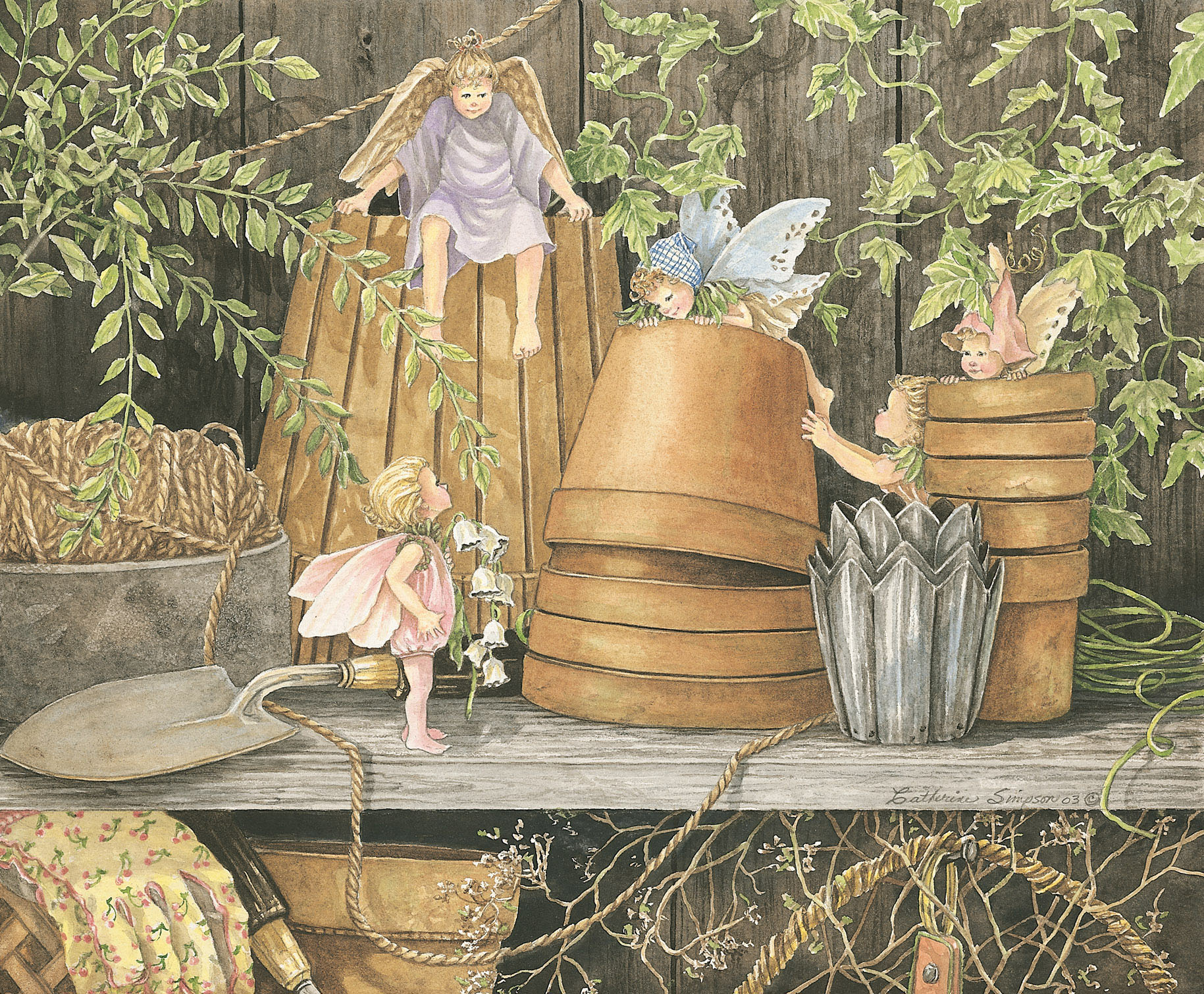 My Potting Shed by Catherine Simpson