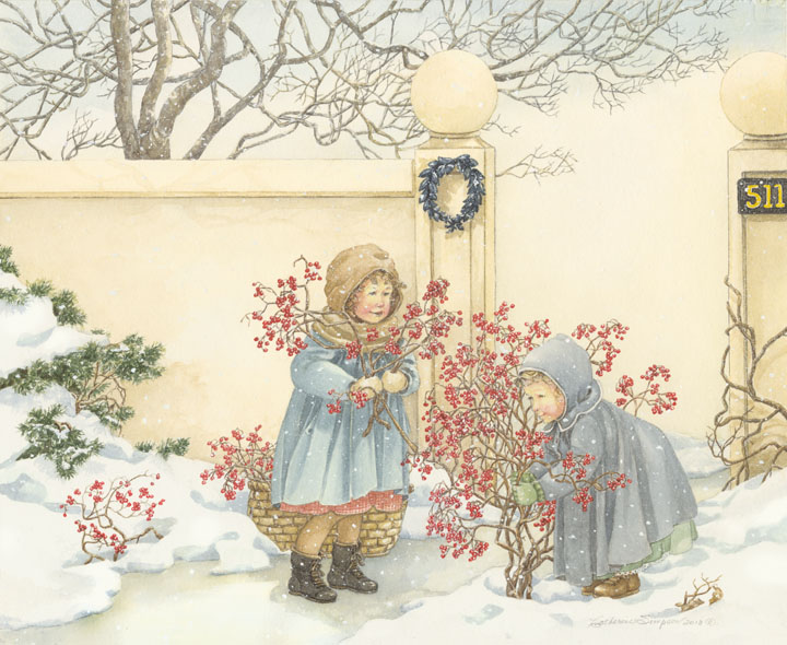 Winter Berries by Catherine Simpson