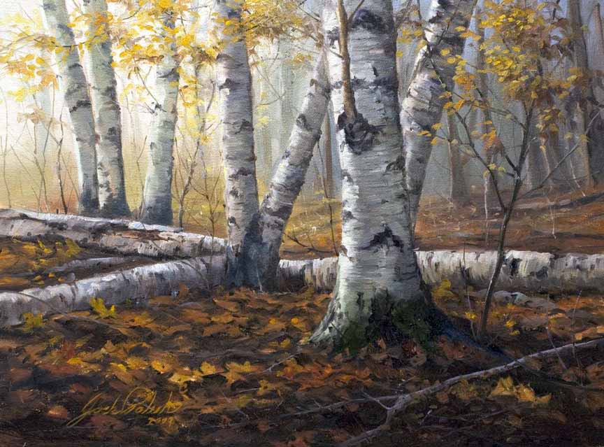 JP – 6-Birch Trees by Jack Paluh