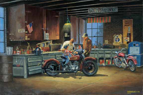 DB – From One Generation – Harley Davidson © Dave Barnhouse