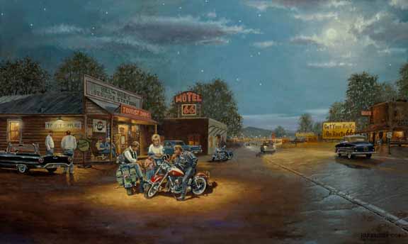 DB – Route 66 – Harley Davidson © Dave Barnhouse
