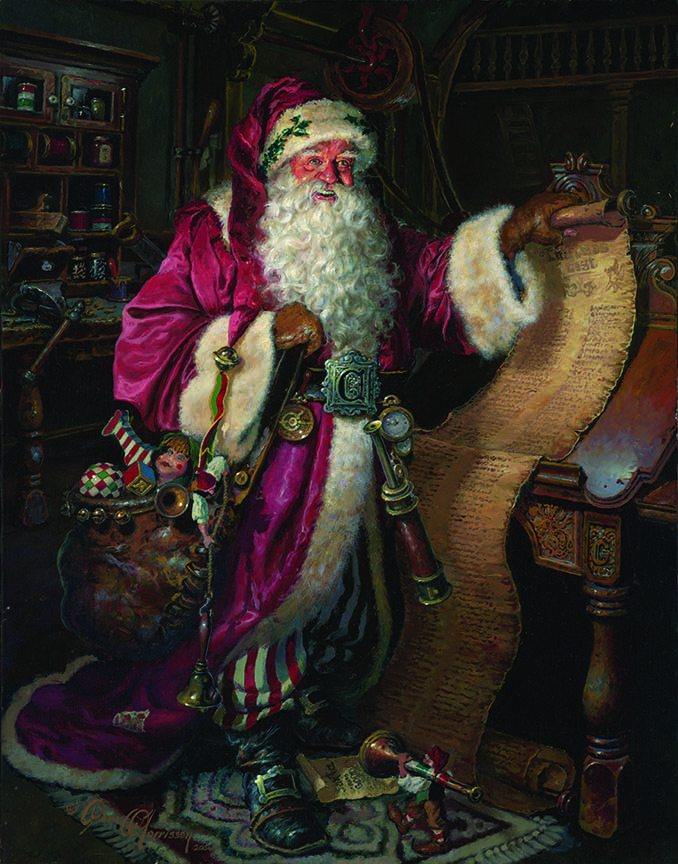 DM2 – Santa’s List © Dean Morrissey