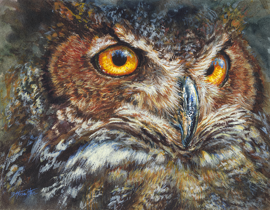 BH2 – Songbirds – Owl Be Seeing You – Great Horned Owl © Beth Hoselton