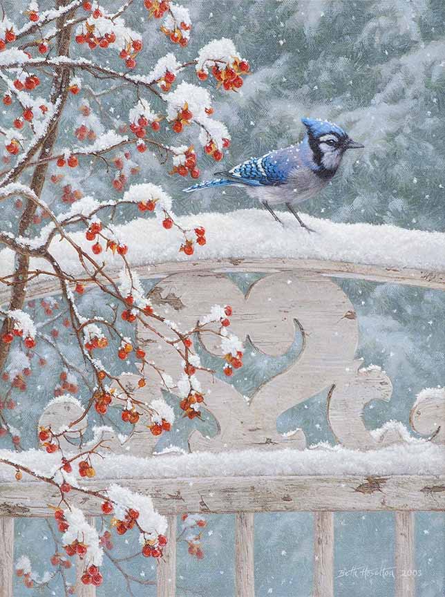 BH2 – Songbirds – The Old Garden Gate – Blue Jay © Beth Hoselton