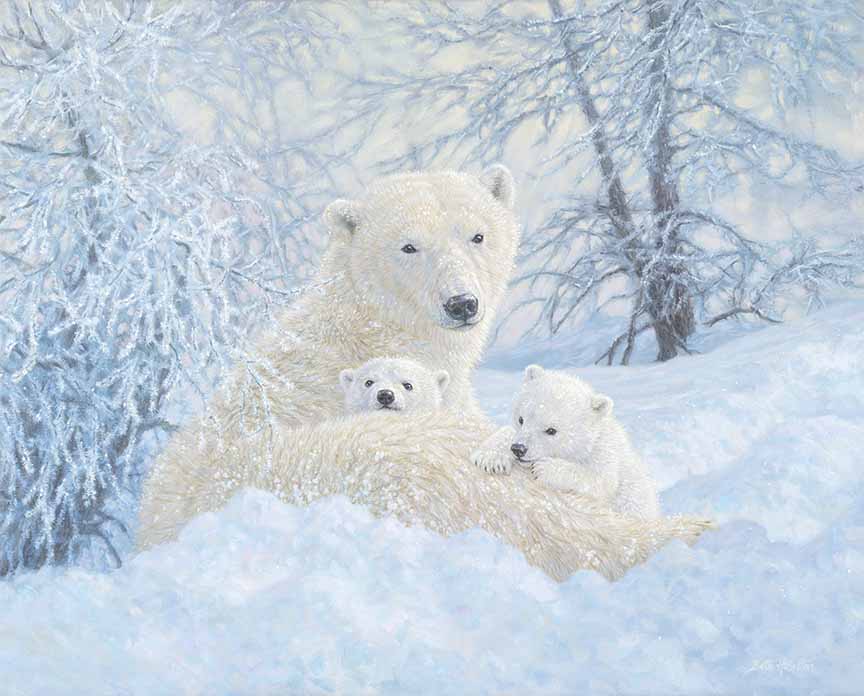BH2 – Wildlife – Northern Family – Polar Bears © Beth Hoselton
