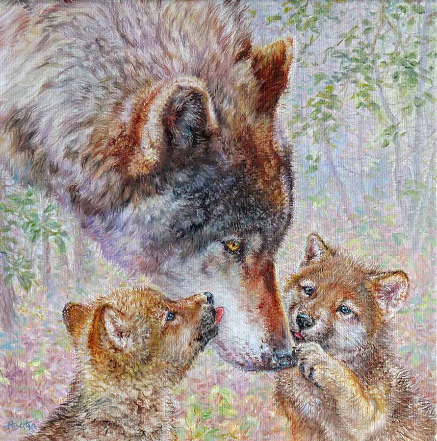 BH2 – Wildlife – The Ties that Bind – Wolves © Beth Hoselton