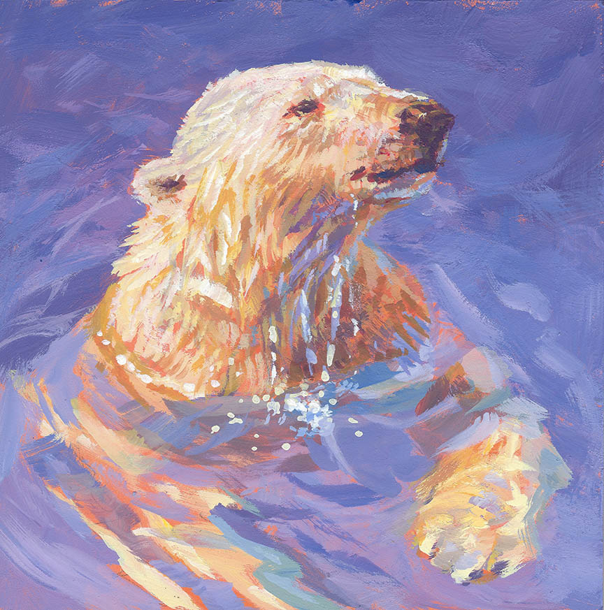BH2 – Wildlife – Water Bear – Polar Bear © Beth Hoselton