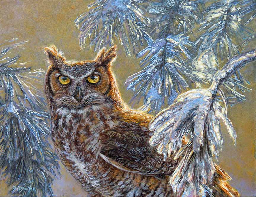 BH2 – Wildlife – Wise One -Great Horned Owl © Beth Hoselton