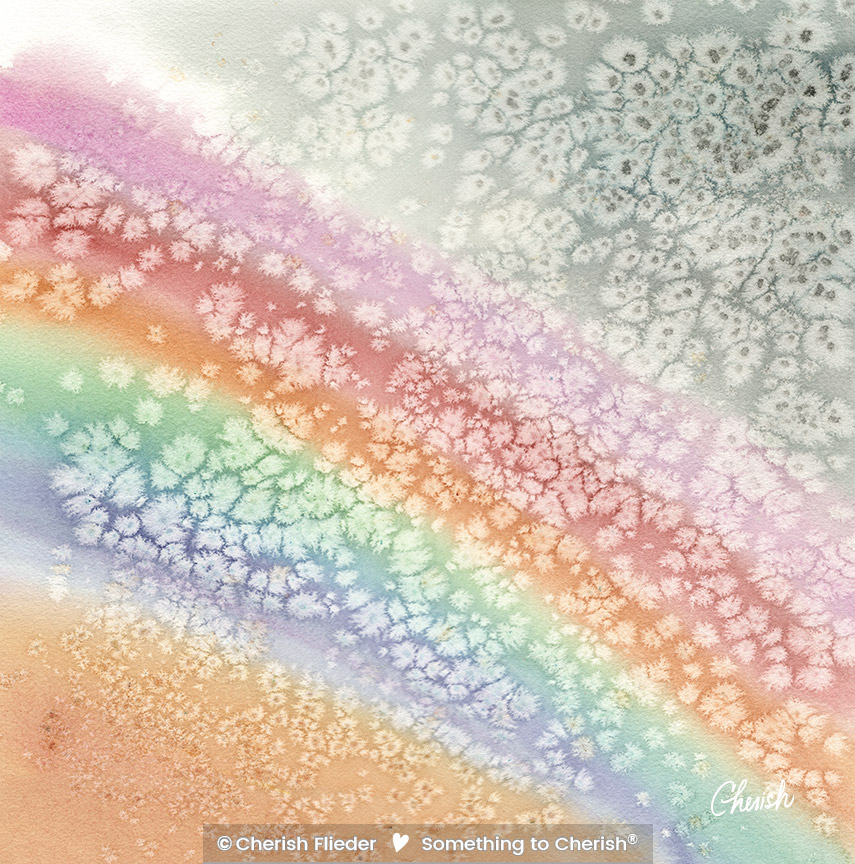 CF – Painted Designs C1352 Rainbow Snow © Cherish Flieder