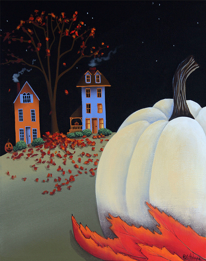 CH – Folk – Halloween on Pumpkin Hill © Catherine Holman