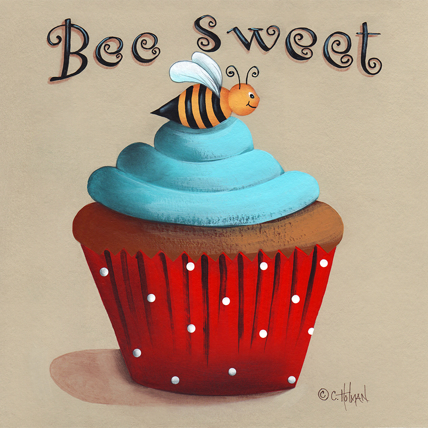 CH – Sweets – Bee Sweet Cupcake © Catherine Holman