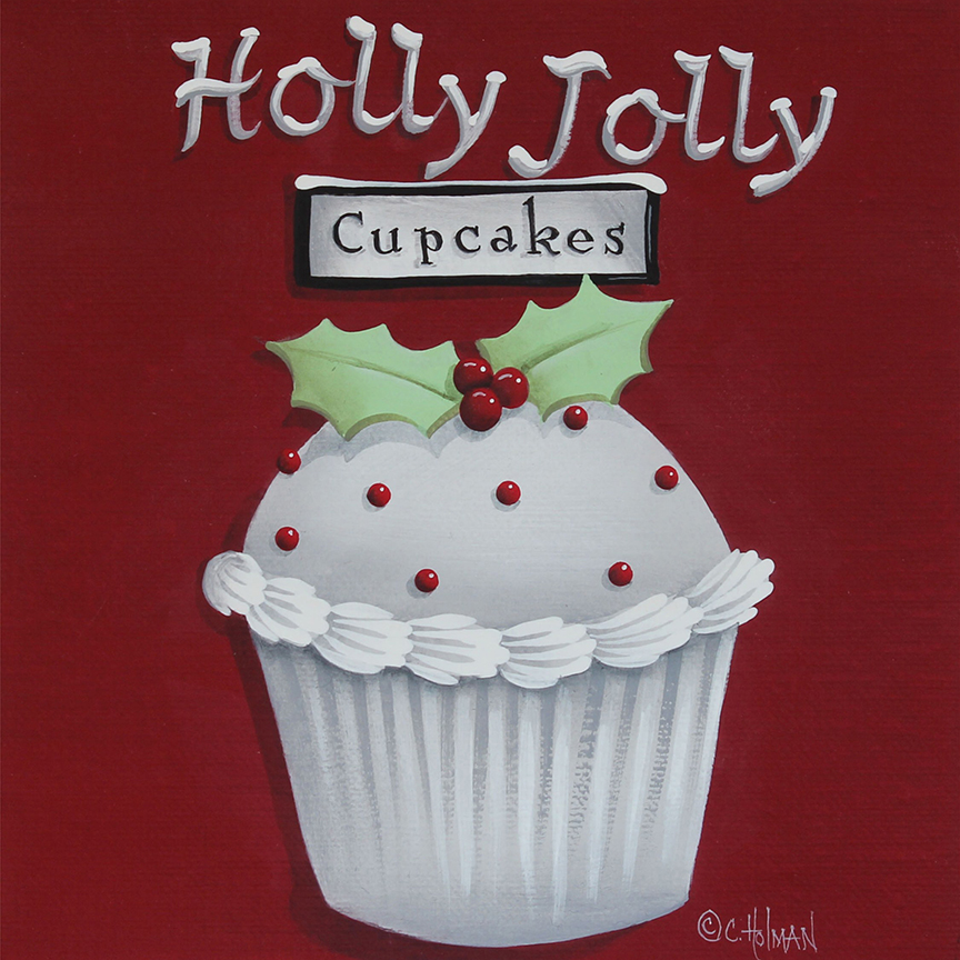 CH – Sweets – Holly Jolly Cupcakes © Catherine Holman