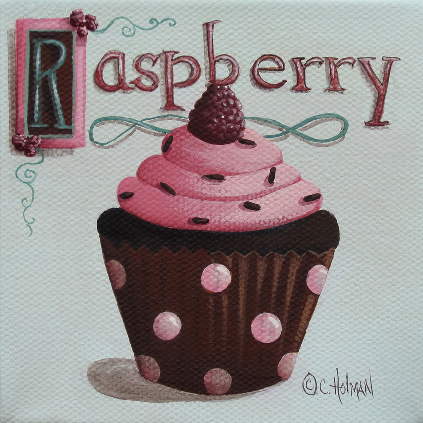 CH – Sweets – Raspberry Chocolate Cupcake © Catherine Holman