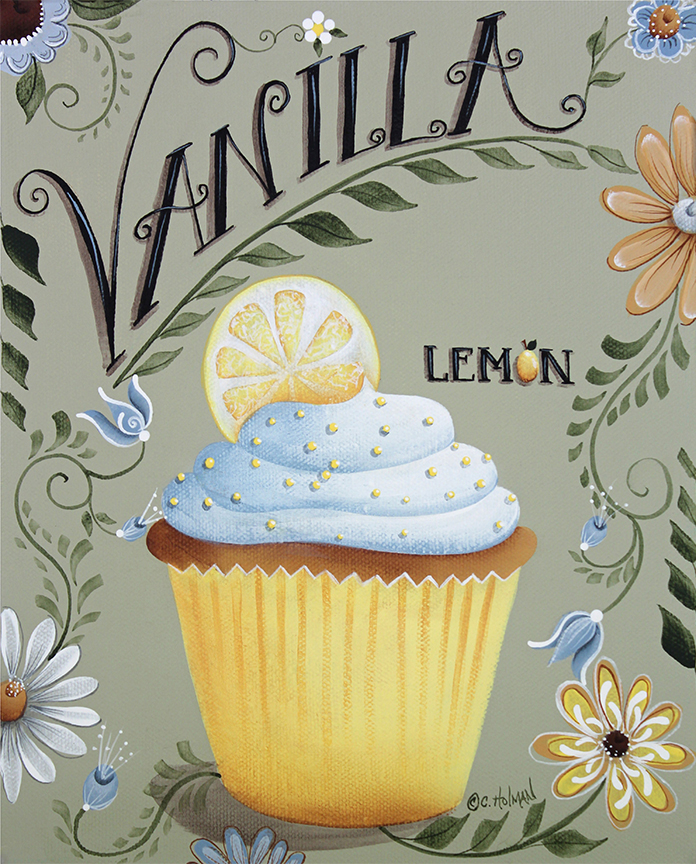 CH – Sweets – Vanilla Lemon Cupcake © Catherine Holman