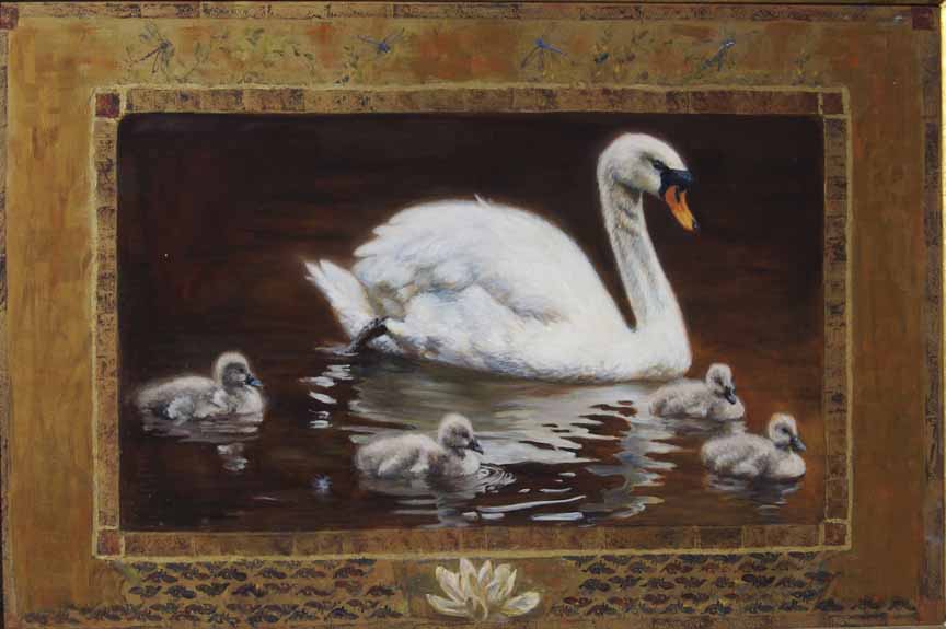 AB – Swan Family © Amy Brackenbury