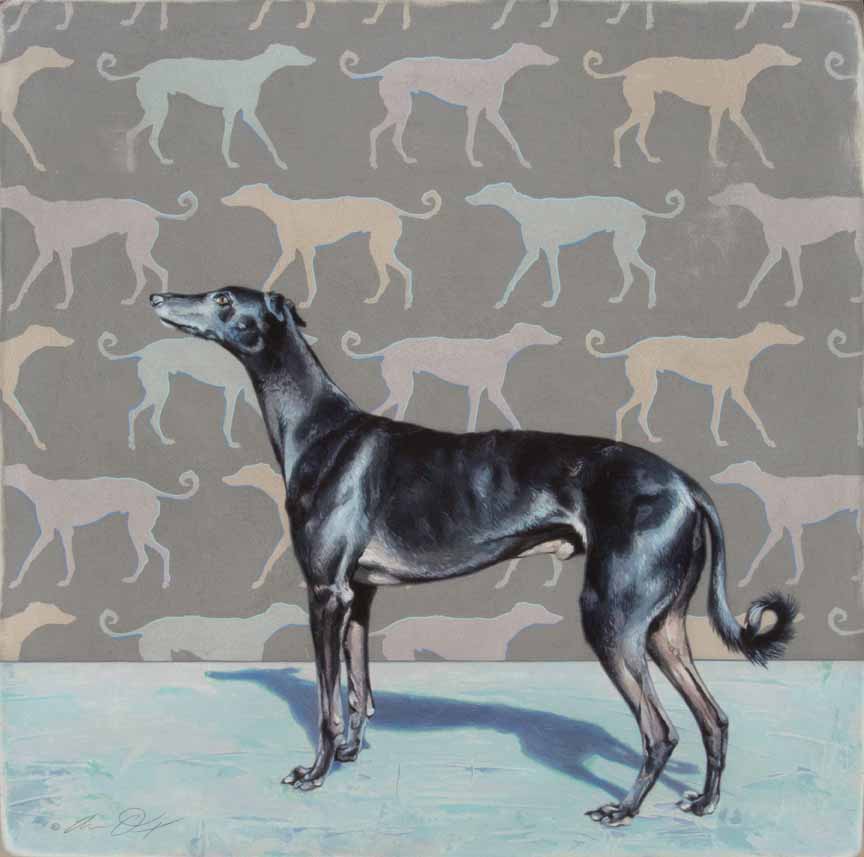 AD – Out of Sight Hound – Greyhound © Andrew Denman