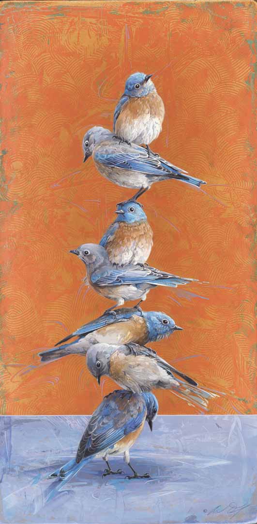 AD – Totem – Bluebirds © Andrew Denman