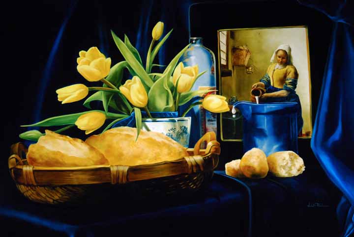 AP – Bread and Milk with Vermeer © Arleta Pech