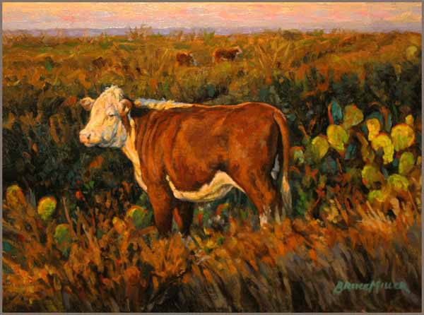 BM2 – Cattle and the Cactus © Bruce Miller