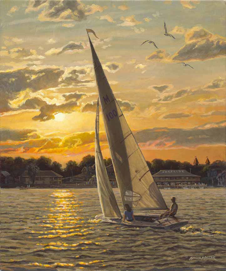 BM2 – Sailing at Sunset © Bruce Miller