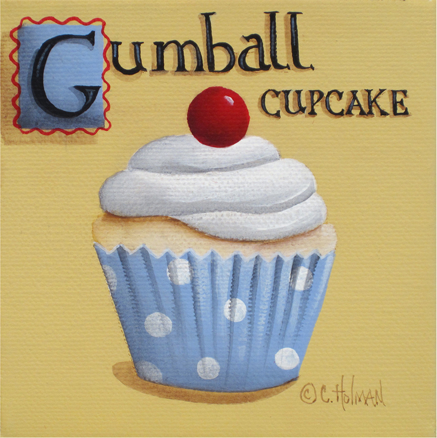 CH – Gumball Cupcake © Catherine Holman
