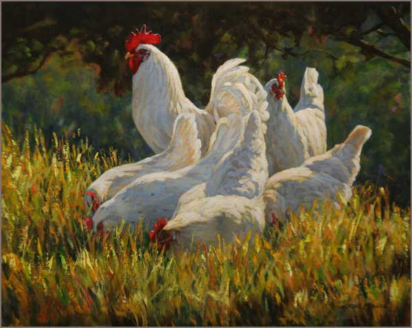 BM2 – Six Chickens © Bruce Miller
