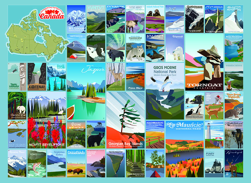 CHIC – Canada Parks © Cobble Hill Puzzle Company