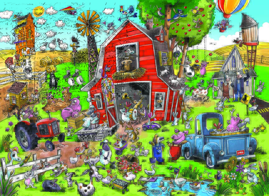 CHIC – Doodle Town – Farmyard Folly © Cobble Hill Image Collection