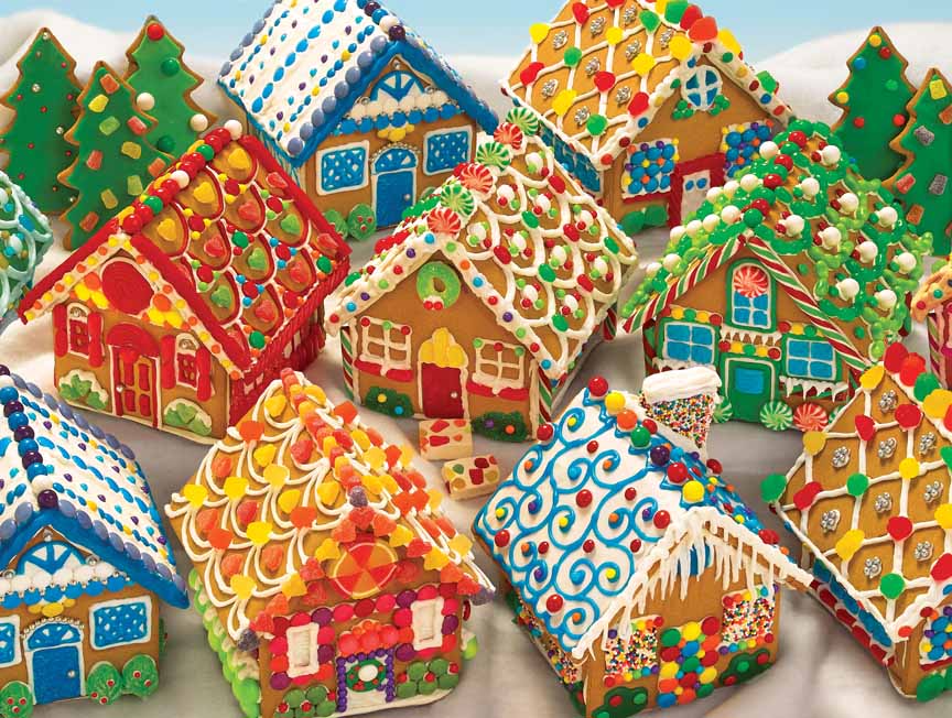 CHIC – Gingerbread Houses 54582 © Cobble Hill Puzzle Company