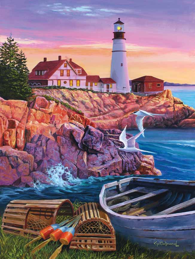 CHIC – Lighthouse Cove 88008 © Cobble Hill Puzzle Company