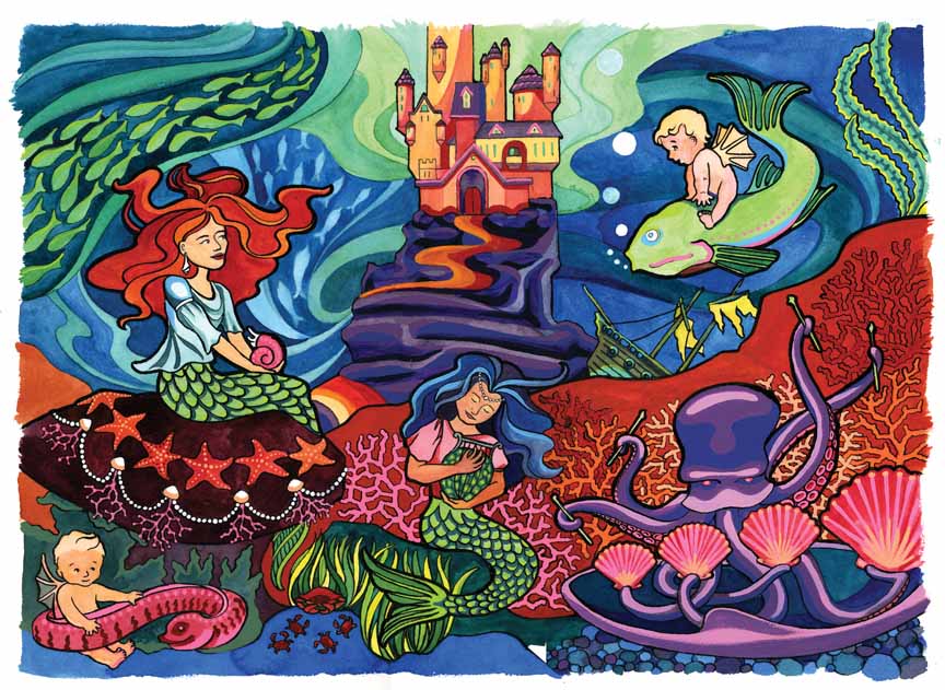 CHIC – Mermaid © Cobble Hill Puzzle Company