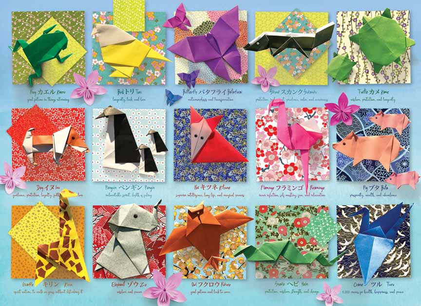 CHIC – Origami Animals © Cobble Hill Puzzle Company