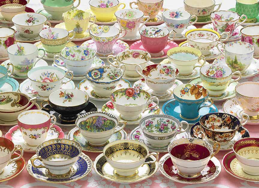 CHIC – Teacups Too © Cobble Hill Puzzle Company