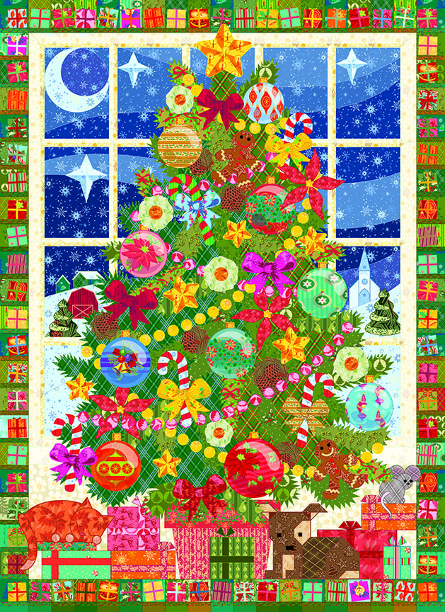 CHIC – Tree Quilt © Cobble Hill Puzzle Company