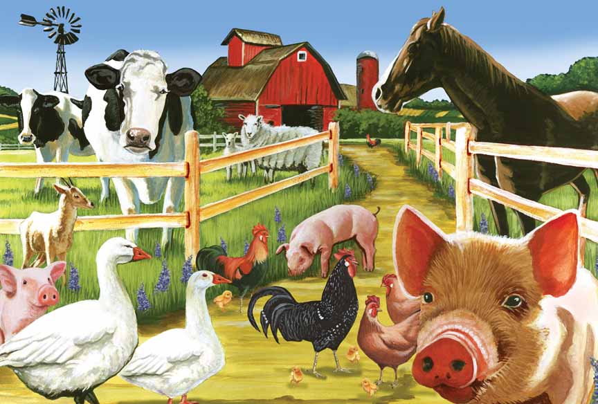 CHIC – Welcome to the Farm 55104 © Cobble Hill Puzzle Company