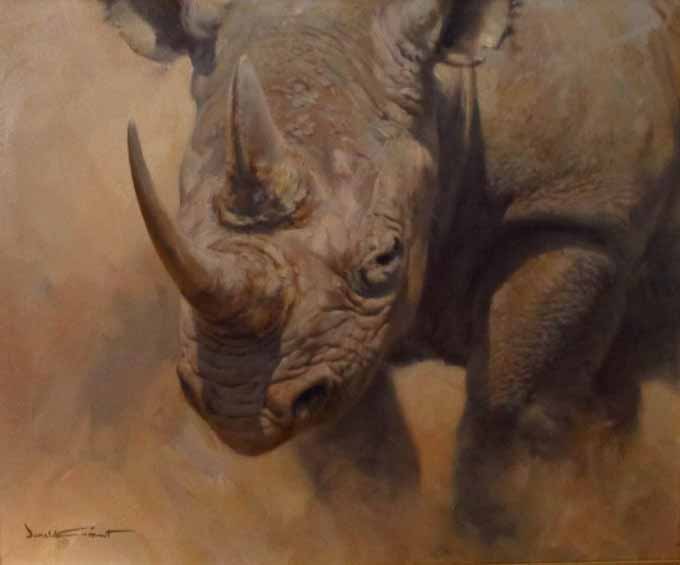 DG2 – Charging Rhino © Donald Grant