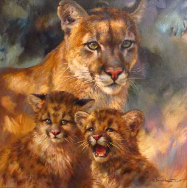 DG2 – Cougar and Cubs © Donald Grant