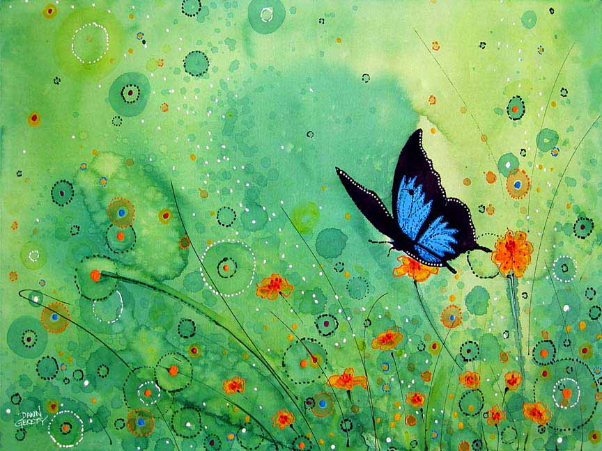 DG3 – Creatures – Ulysses Butterfly © Dawn Gerety