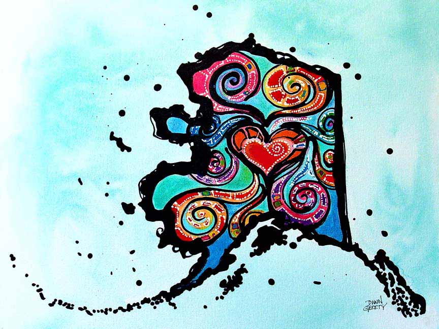 DG3 – Shapes – Alaska Love © Dawn Gerety