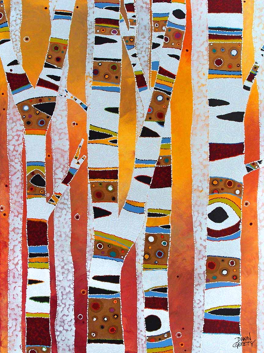 DG3 – Trees – Birch Trees in Fall © Dawn Gerety