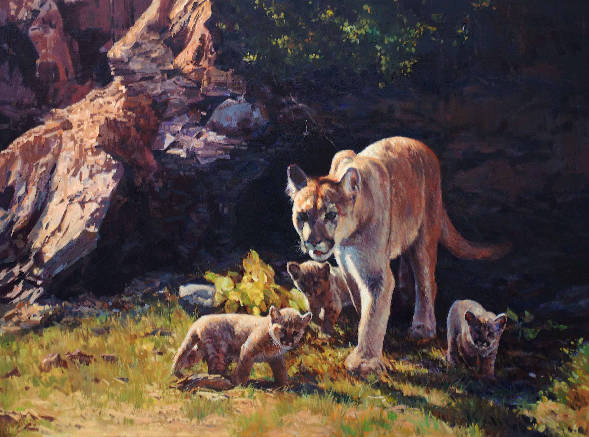 DP2 – Cougar and Cubs © Dino Paravano