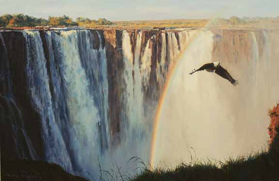 DP2 – Fish Eagle Over Victoria Falls © Dino Paravano
