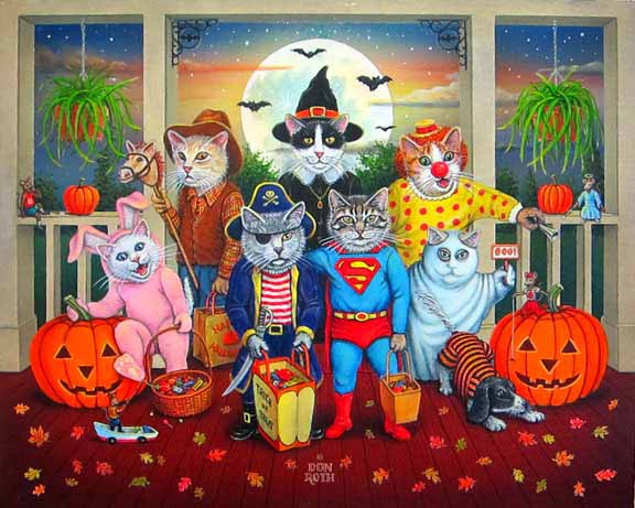 DR – Feline Halloween © Don Roth