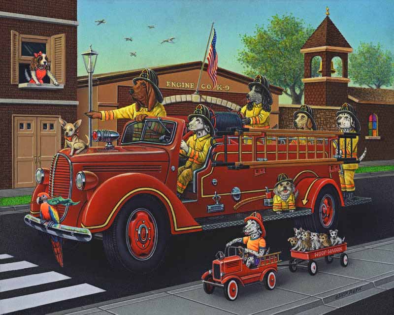 DR – K-9 Fire Department © Don Roth