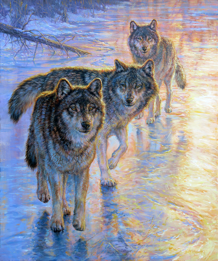 BH2 – Ice Patrol – wolves © Beth Hoselton