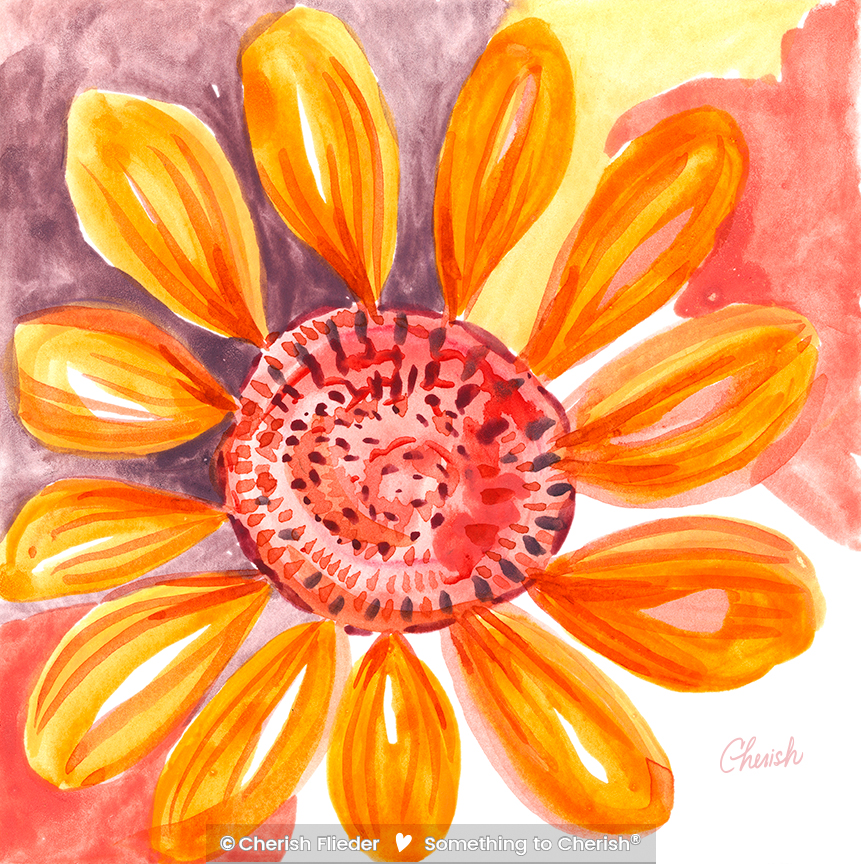 CF – Floral C2202 Sunrise Blossom © Cherish Flieder