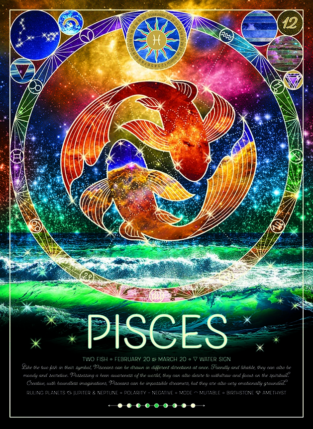 CHIC – Astrology – Pisces 45022 © Cobble Hill Puzzle Company