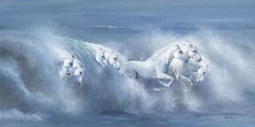 HM – Wildlife – White Horses 1 © Hilary Mayes