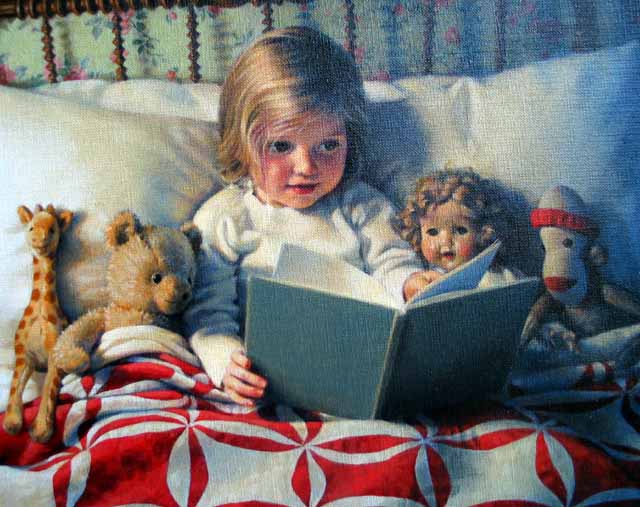 KL – Girl Reading © Kathy Lawrence