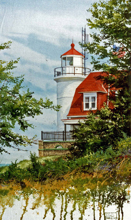 LB – Lighthouse – Point Betsi Michigan C © Luke Buck